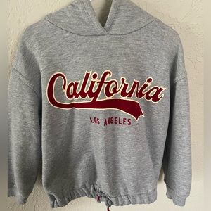Zara Los Angeles California Plush Hoodie -Size 6